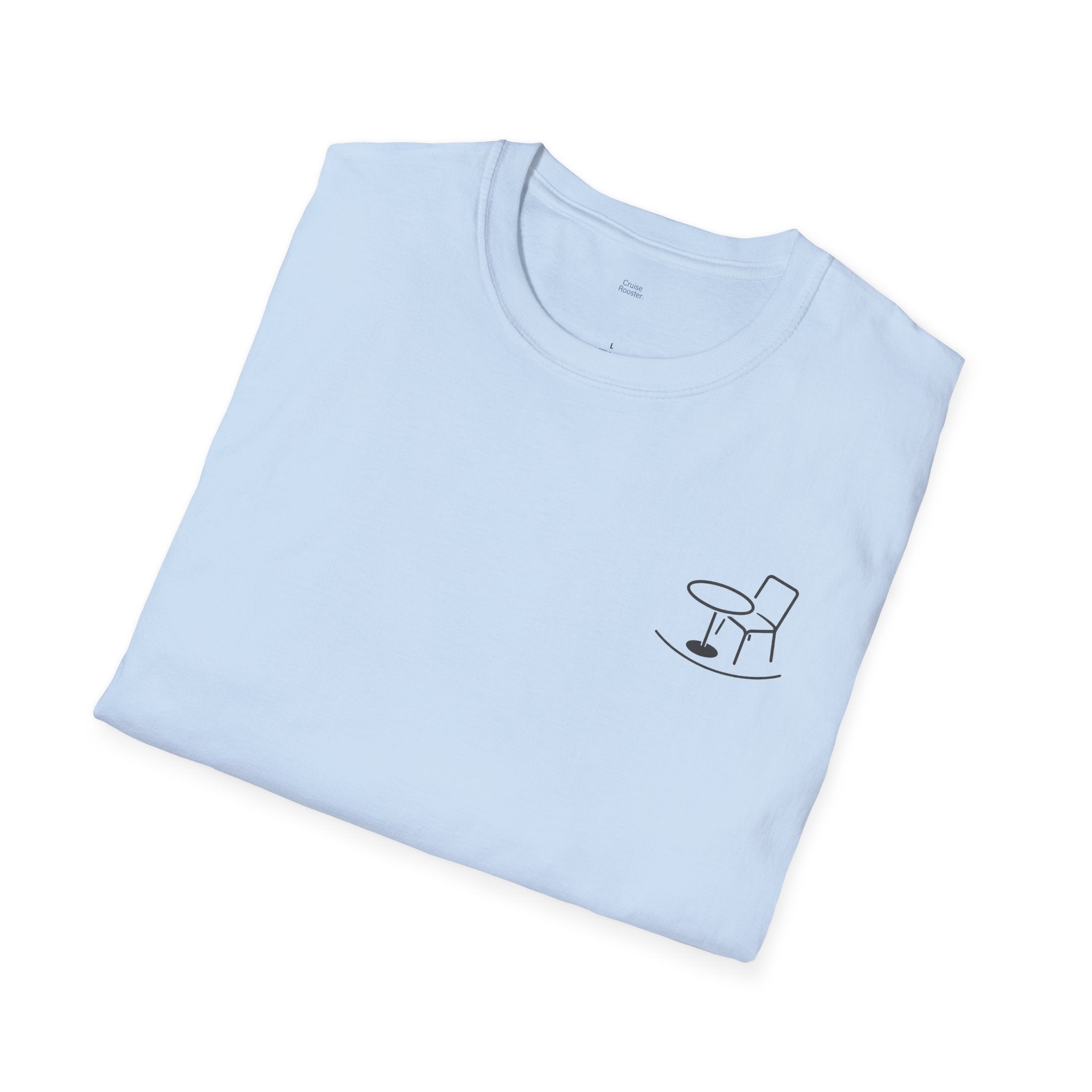 Cruise Life | Me and the Sea - Table and Chair T-Shirt