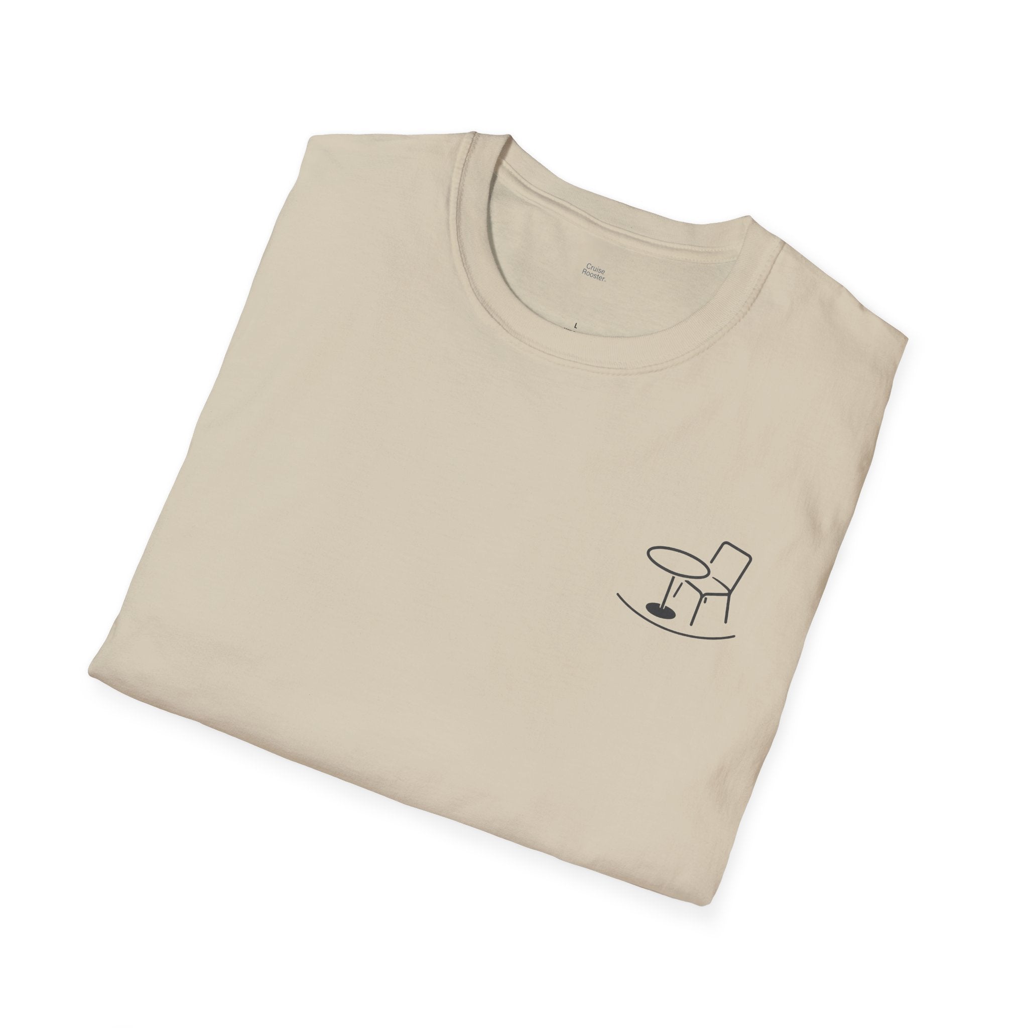 Cruise Life | Me and the Sea - Table and Chair T-Shirt